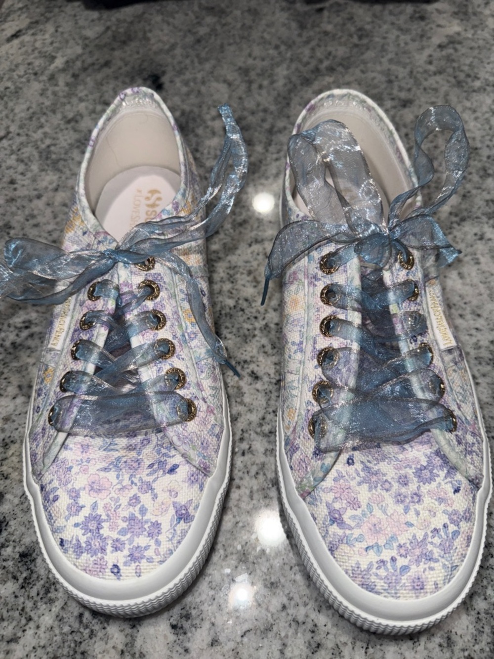 Superga x LoveShackFancy Floral Canvas Sneakers